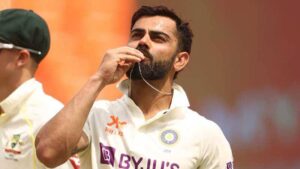 Virat Kohli scored century in Test cricket